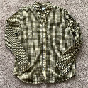 Gap long sleeve checkered button up